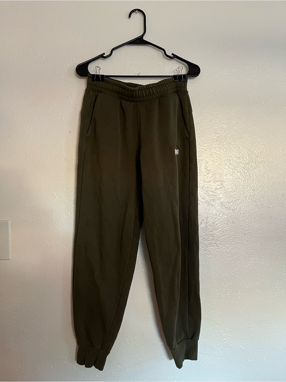 Puma Olive Green Men's Jogger Pants